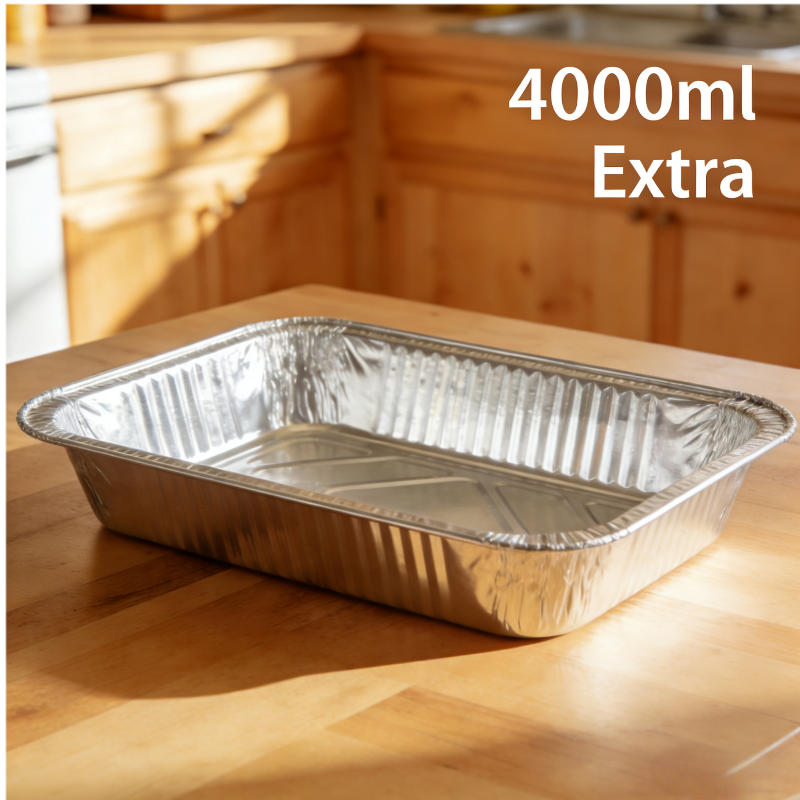 4000ml Extra-Large Aluminum Foil Container – Party