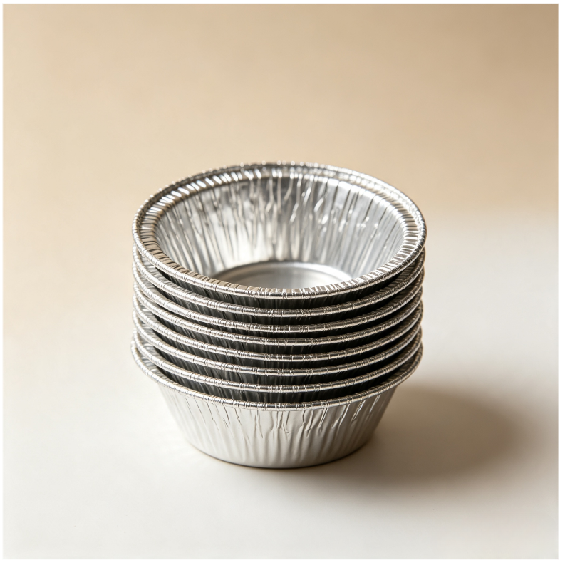 Disposable Aluminum Tart Molds – Standard Size, 10